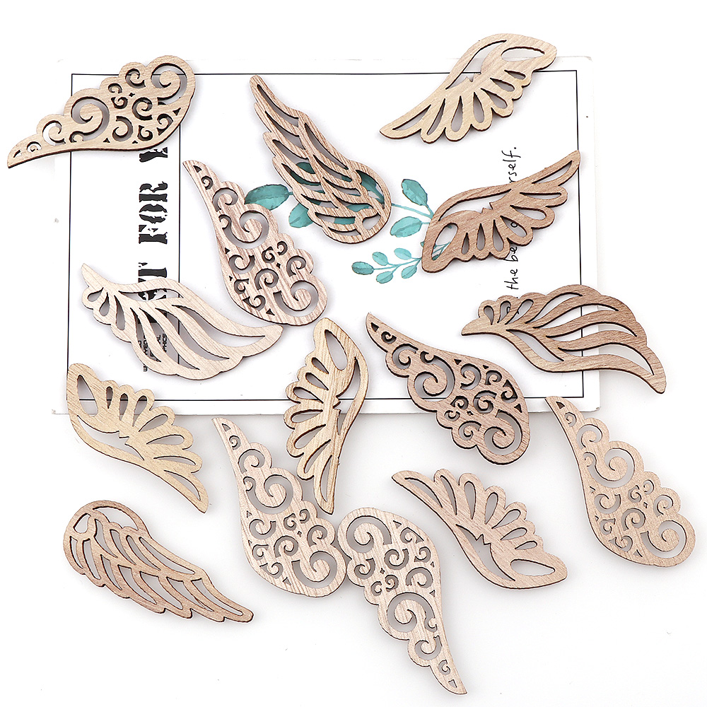 Craft Embellishment - 40Pcs/bag 4 Styles DIY Angel Wings
