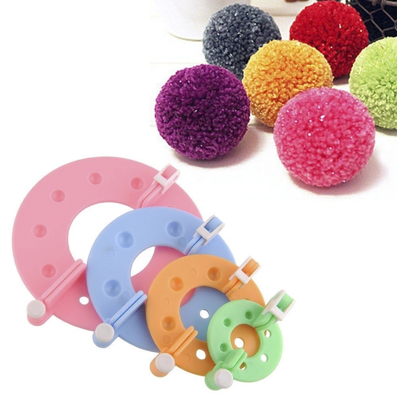 8PCS 4 Sizes Fluff Ball Weaver - Pom Pom Maker Tool 评论和价格