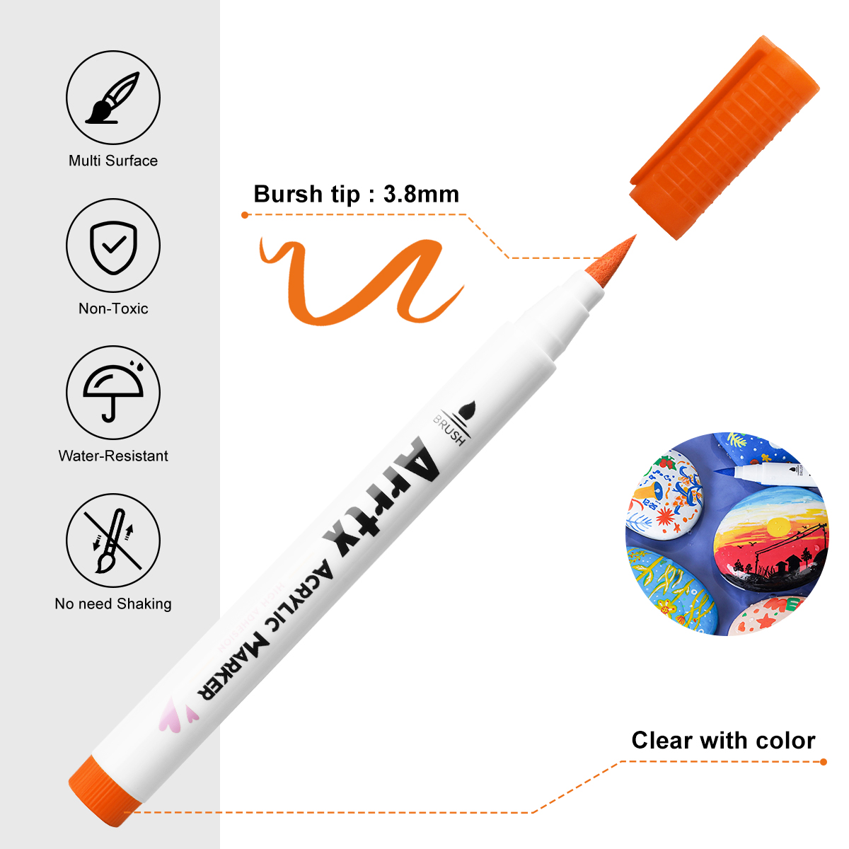 Arrtx Acrylic Paint Pens, Extr - Copic Marker Classic 评论和价格