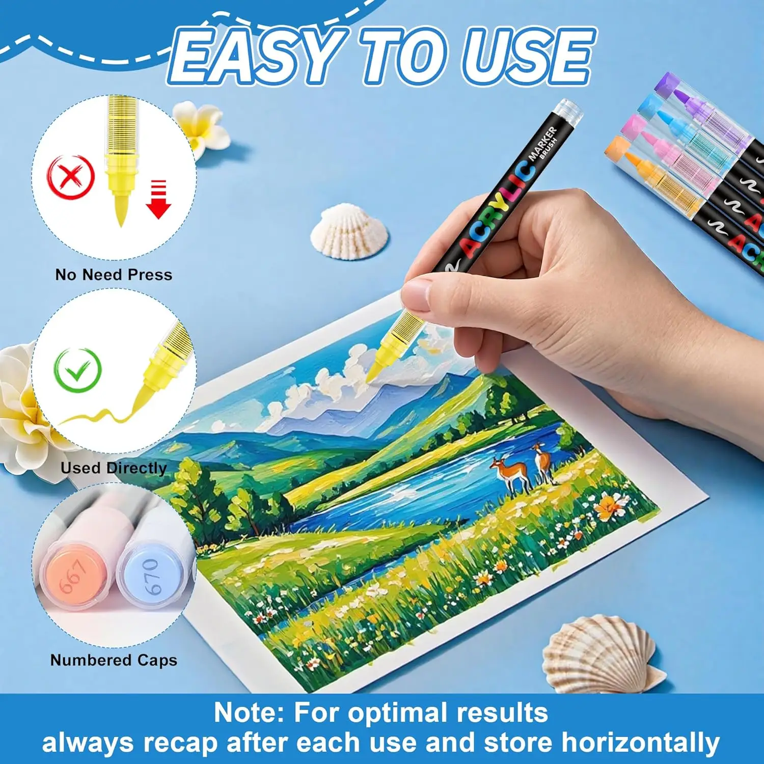 12-240 Colors  Acrylic Paint M - Copic Marker Classic 评论和价格