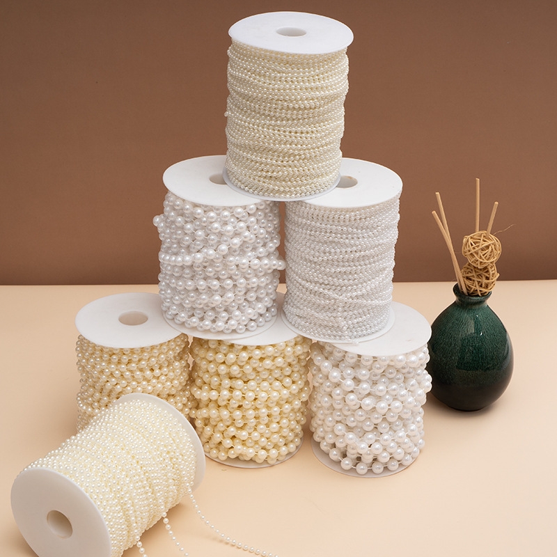 2/5m ABS Imitation Pearl Bead  - Pearl Trim Chain 评论和价格