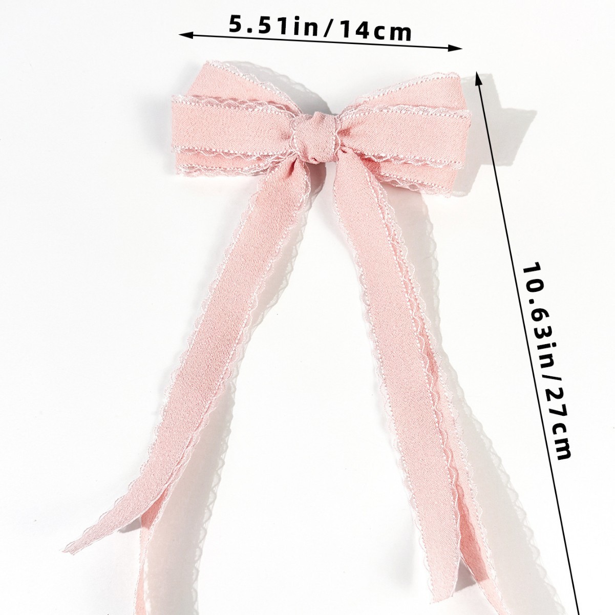 Bulk 20pc Long Tassel Hair Cli - Lace Ribbon Trim 评论和价格
