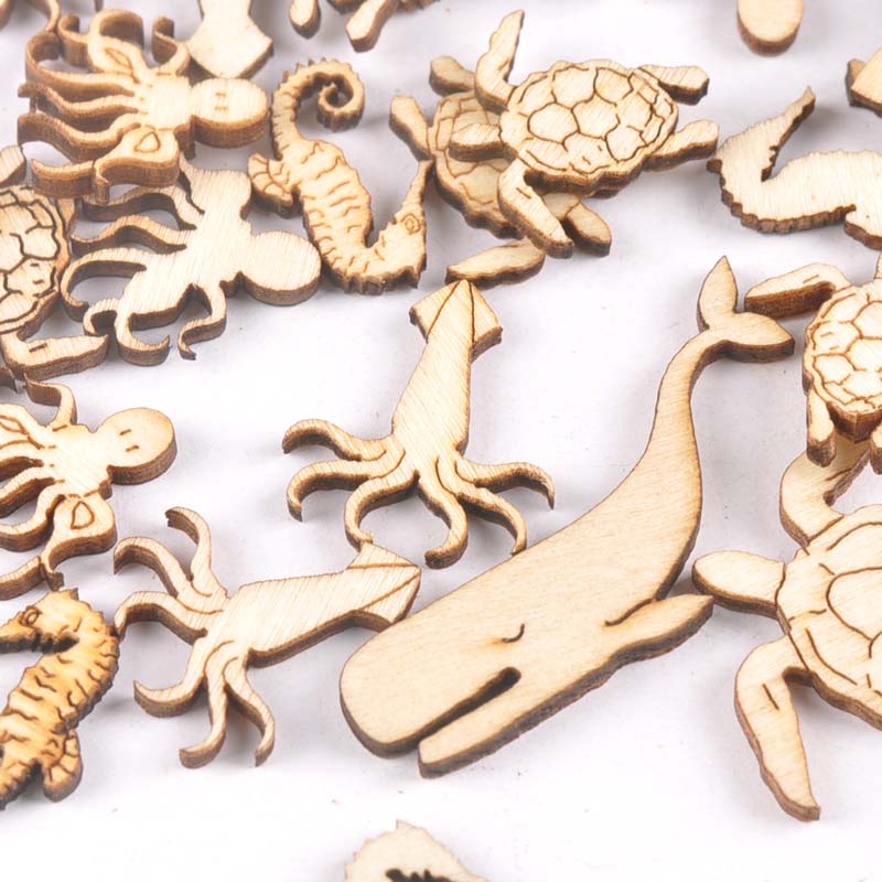 20Pcs 25-40mm Sea Turtle/horse - Craft Embellishment 评论和价格