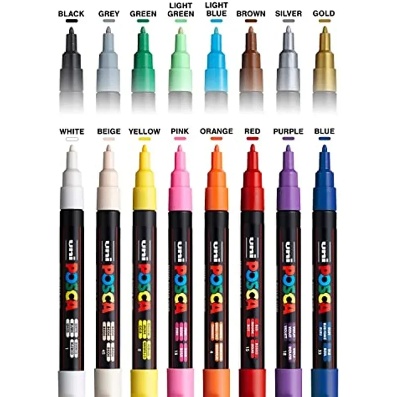 Uni Posca Art Marker Set 7/8/1 - Copic Marker Classic 评论和价格
