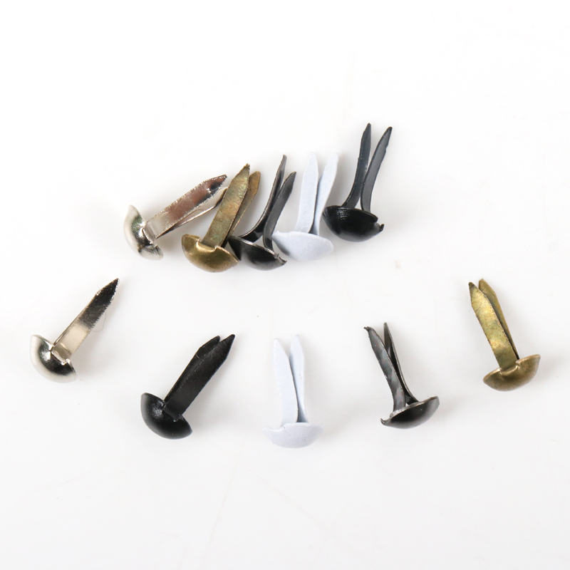 100pcs Mixed Round Metal Brad  - Embellishments For Scrapbooking 评论和价格