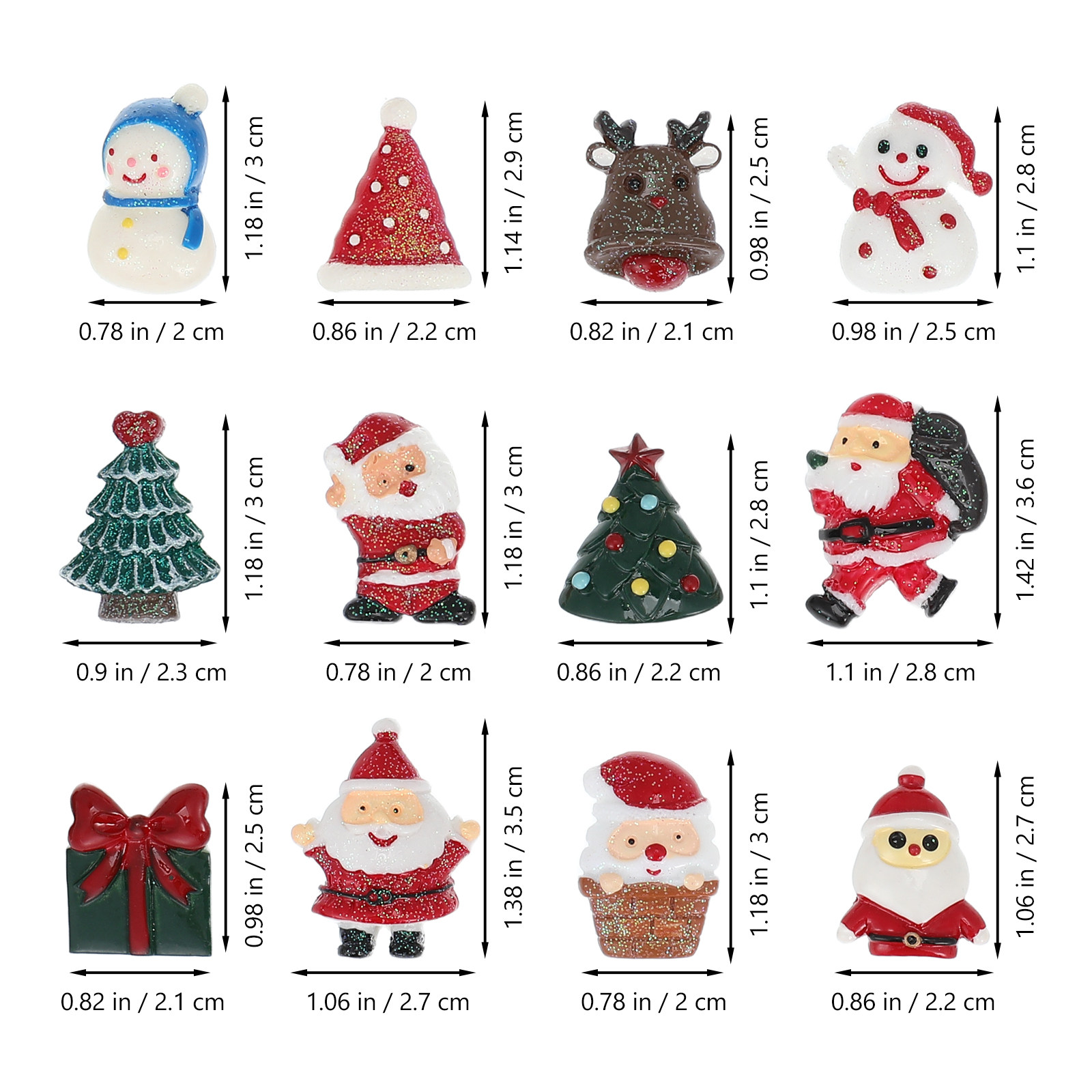 50 PCS Embellishment Christmas - Craft Embellishment 评论和价格