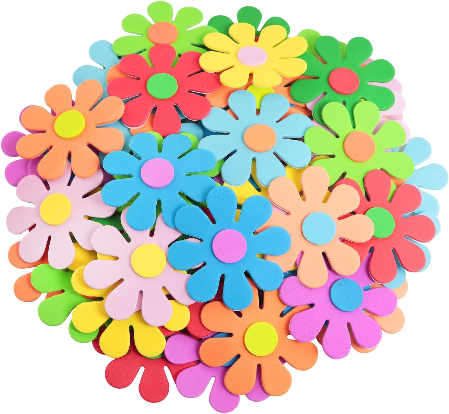 3D flower foam stickers Spring - Craft Embellishment 评论和价格