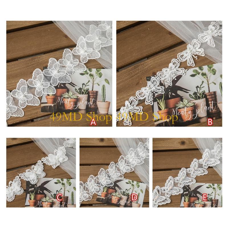 49MD 1 Yard Bowknot for Butter - Lace Ribbon Trim 评论和价格