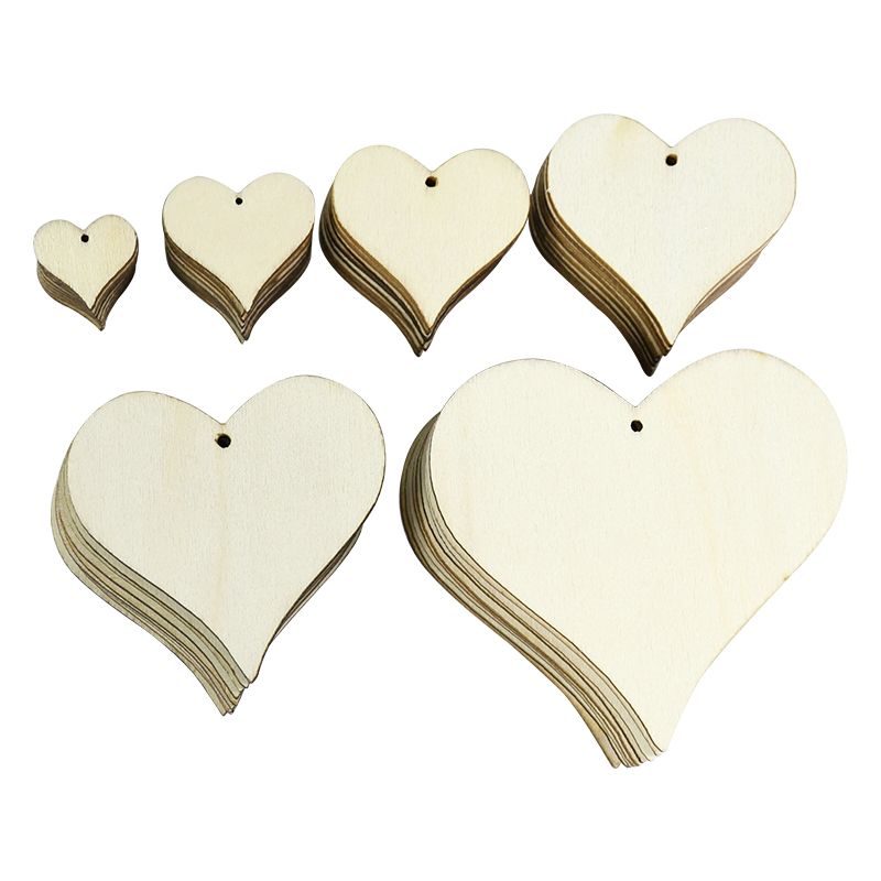 10-100pcs Unfinished Blank Woo - Craft Embellishment 评论和价格