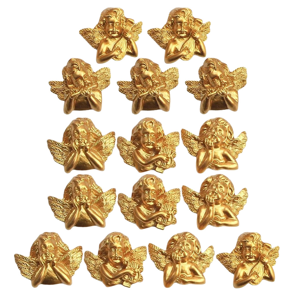 15pcs Resin Angel Accessories  - Craft Embellishment 评论和价格