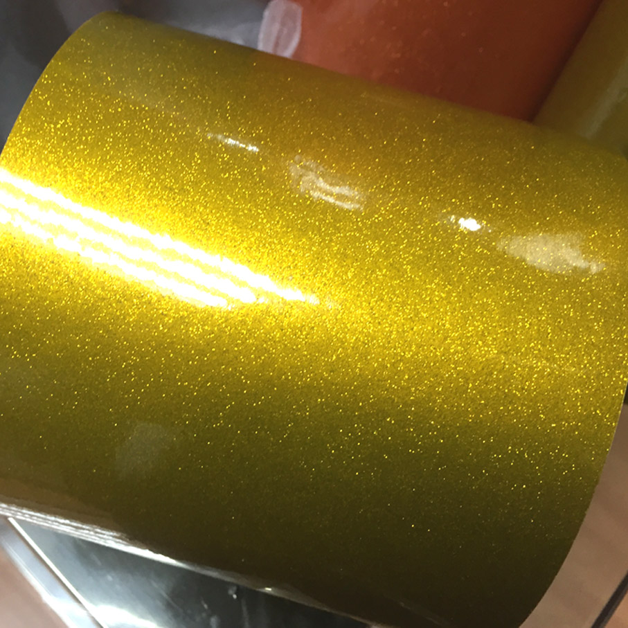 12/30/50/58CMX100CM/LOT Gold H - Glitter Vinyl Roll 评论和价格