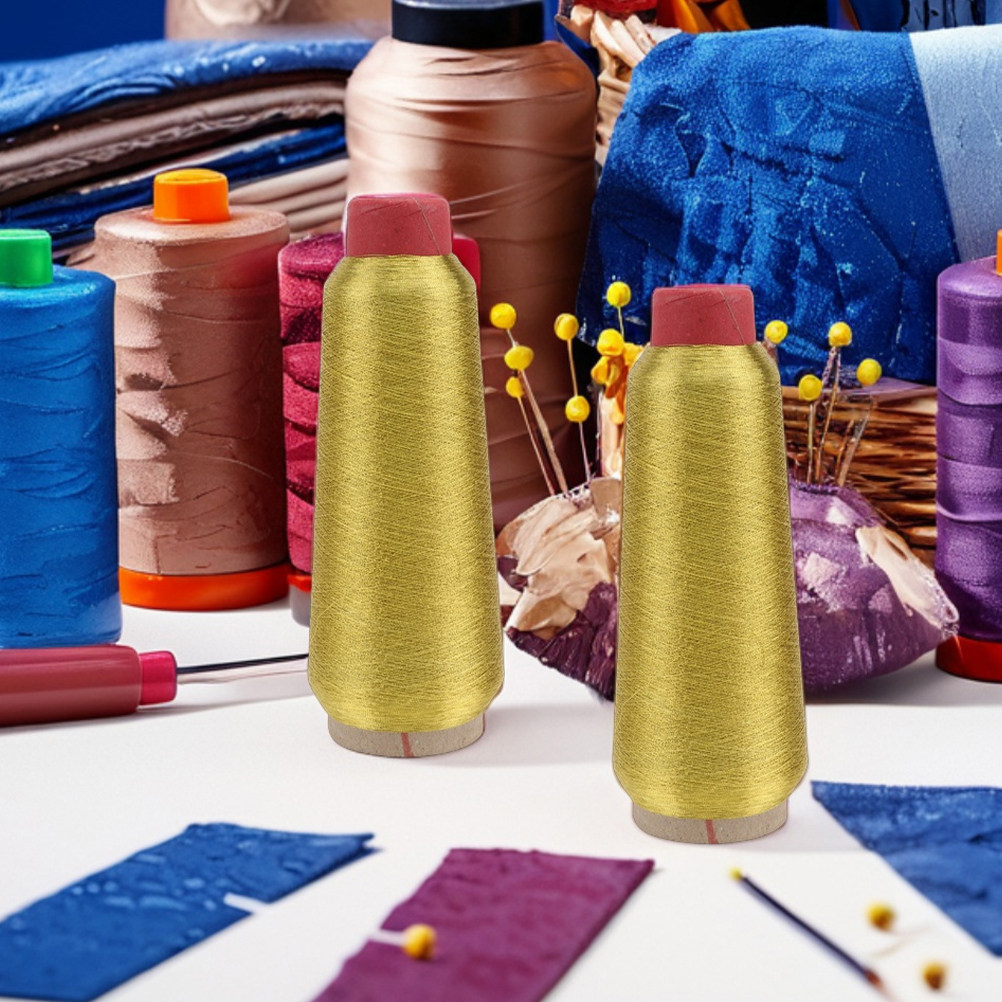2 Rolls Premium Golden Metalli - Embroidery Craft 评论和价格