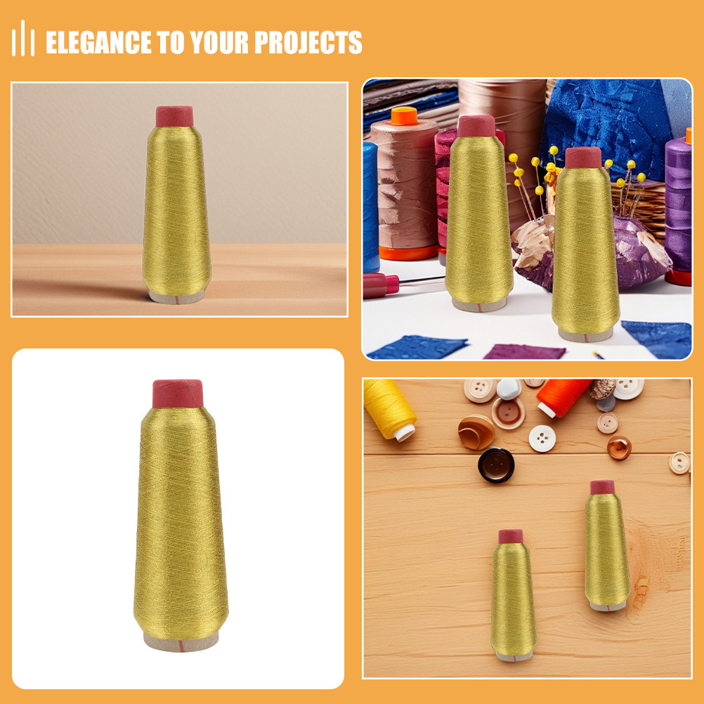 2 Rolls Premium Golden Metalli - Embroidery Craft 评论和价格