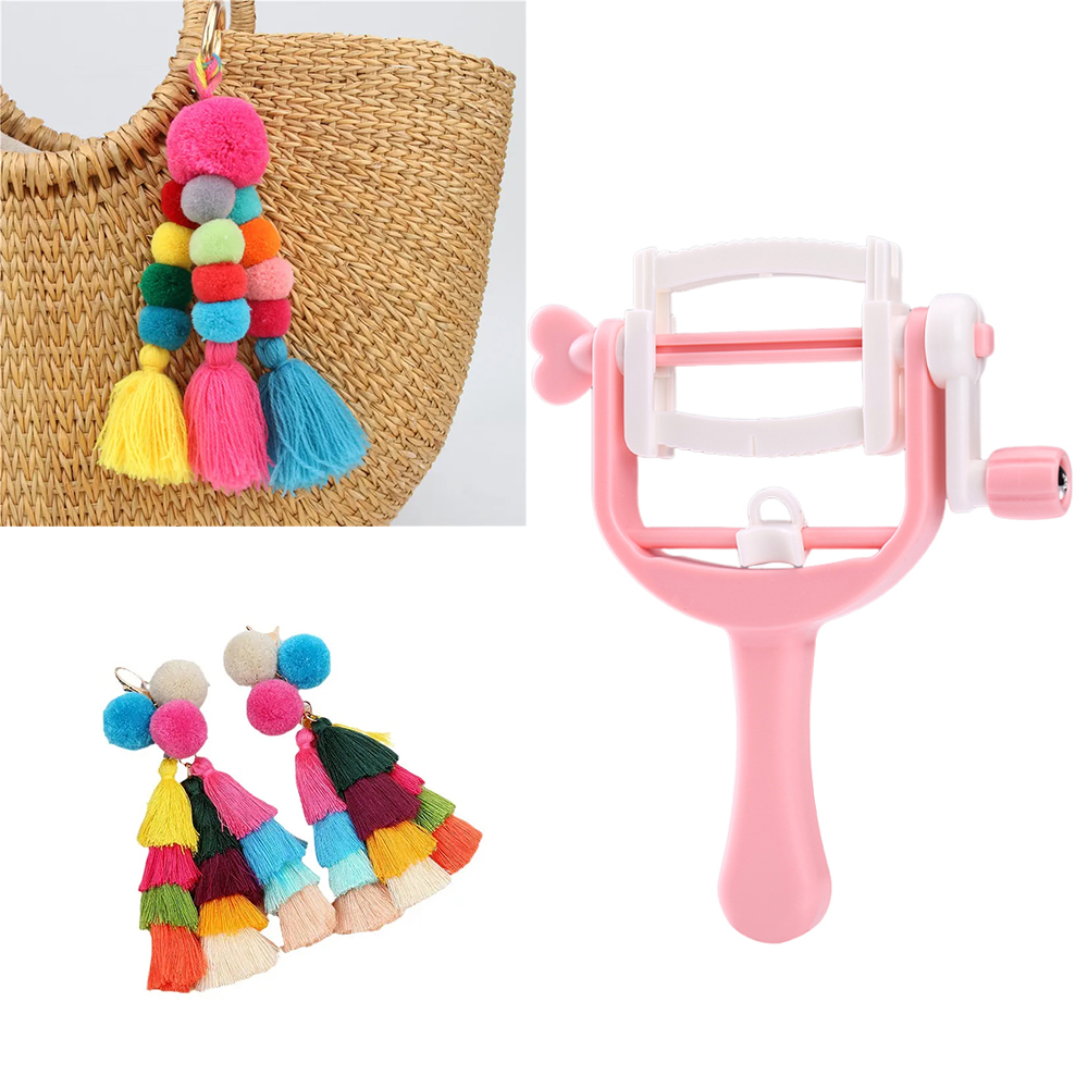 DIY Home Hand Crank Rope Weavi - Pom Pom Maker Tool 评论和价格