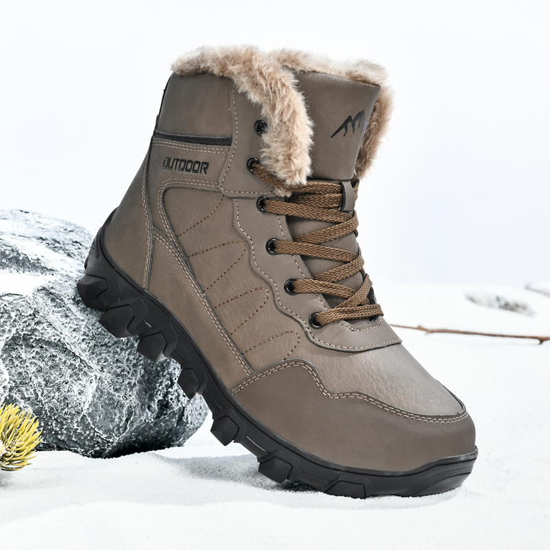 Men's Winter Boots Warm Waterp - Guipure Lace Panel 评论和价格
