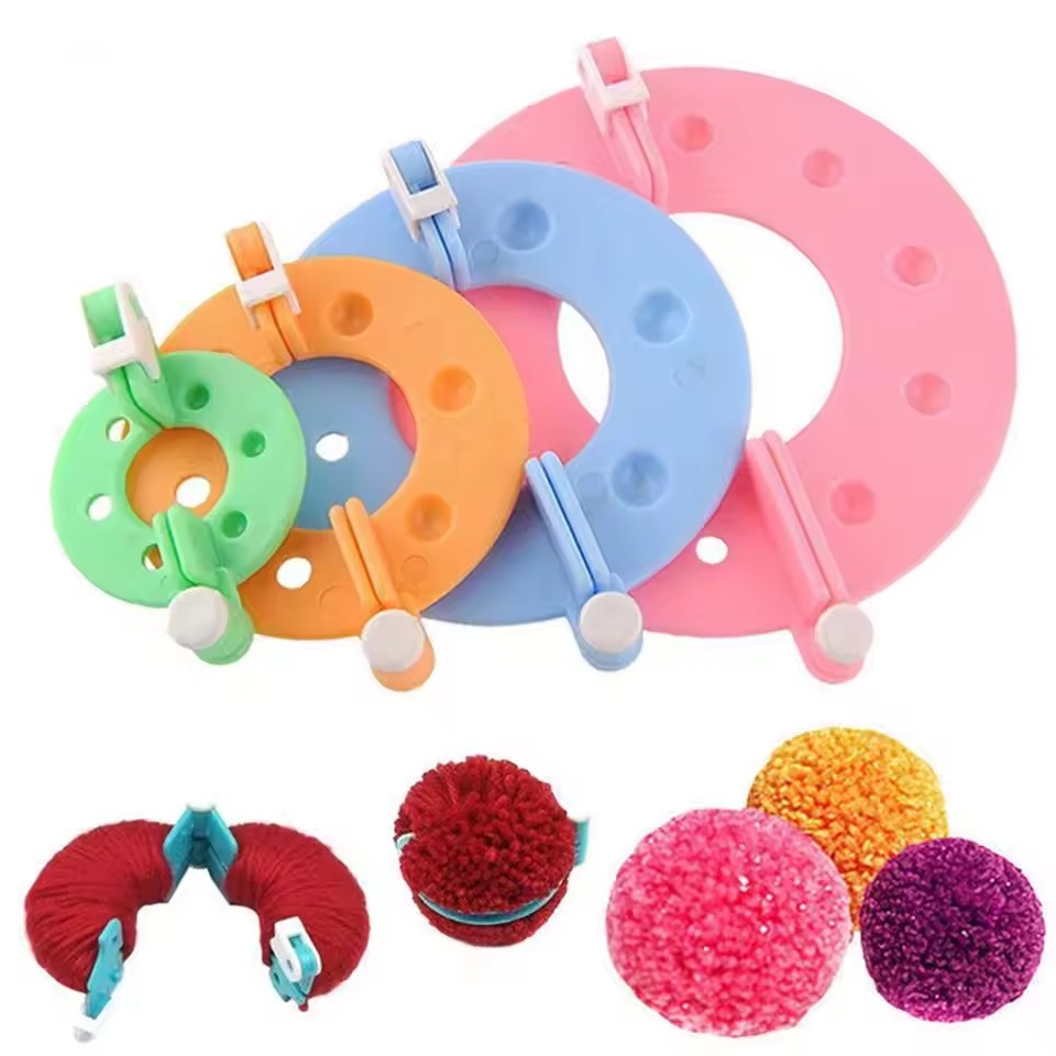 8PCS 4 Sizes Fluff Ball Weaver - Pom Pom Maker Tool 评论和价格