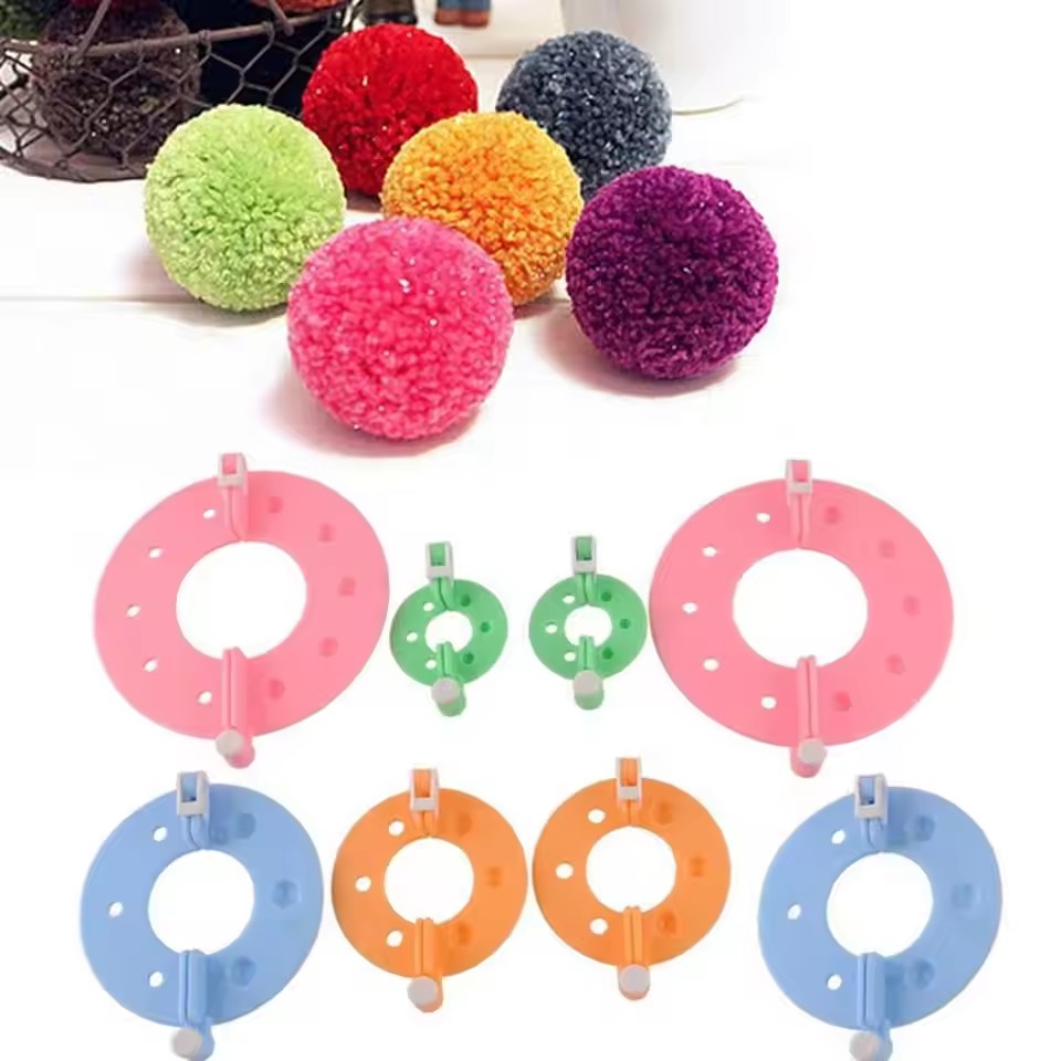 8PCS 4 Sizes Fluff Ball Weaver - Pom Pom Maker Tool 评论和价格