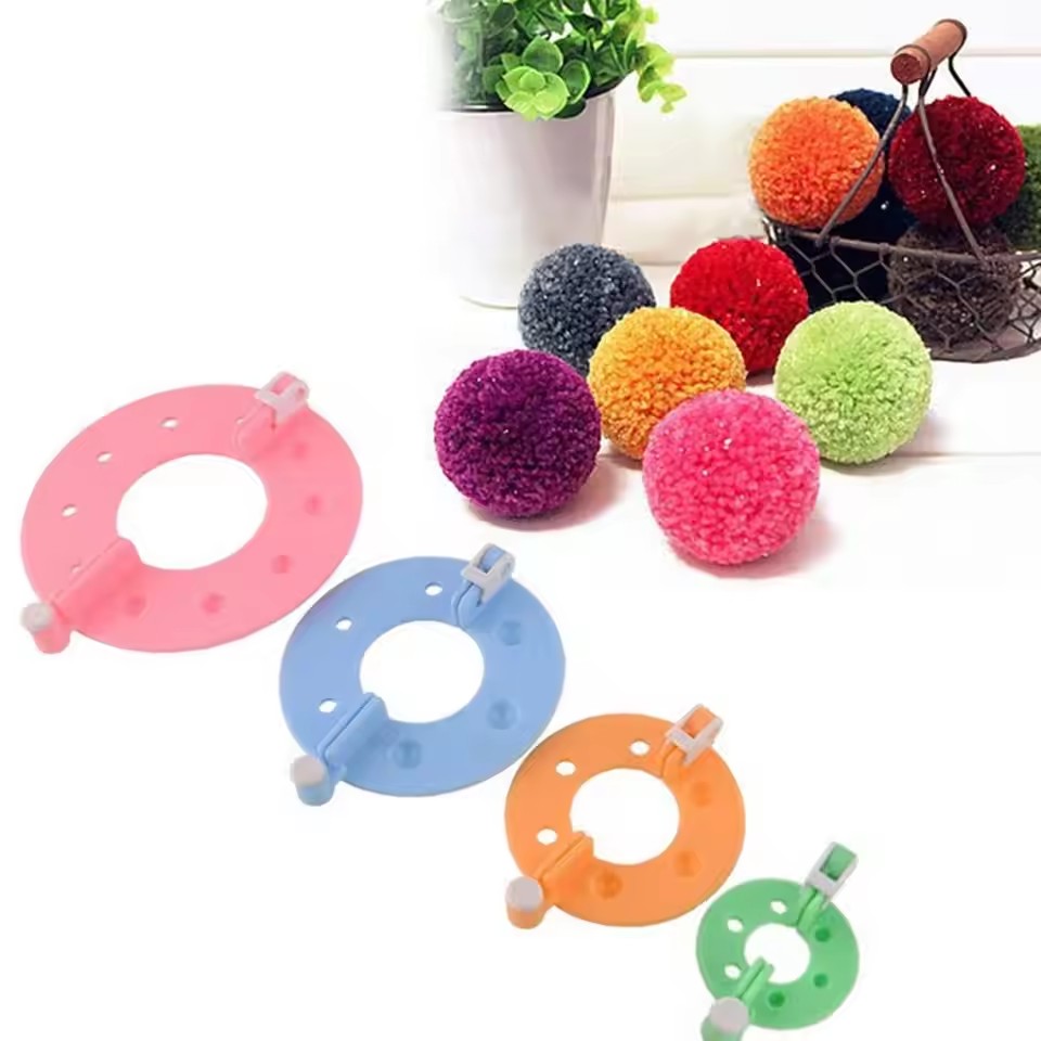 8PCS 4 Sizes Fluff Ball Weaver - Pom Pom Maker Tool 评论和价格