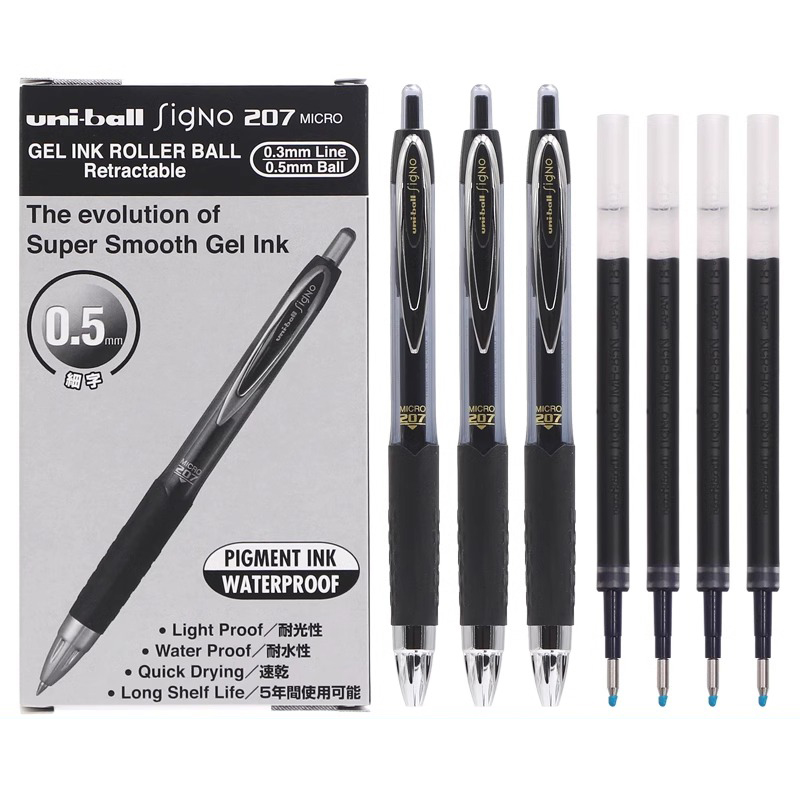 uni-ball 61256 Signo Gel 207 R - Pentel Pen Energel 评论和价格
