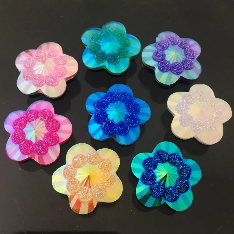 20pcs 20mm ab mixed color flow - Embellishment Glue Craft 评论和价格
