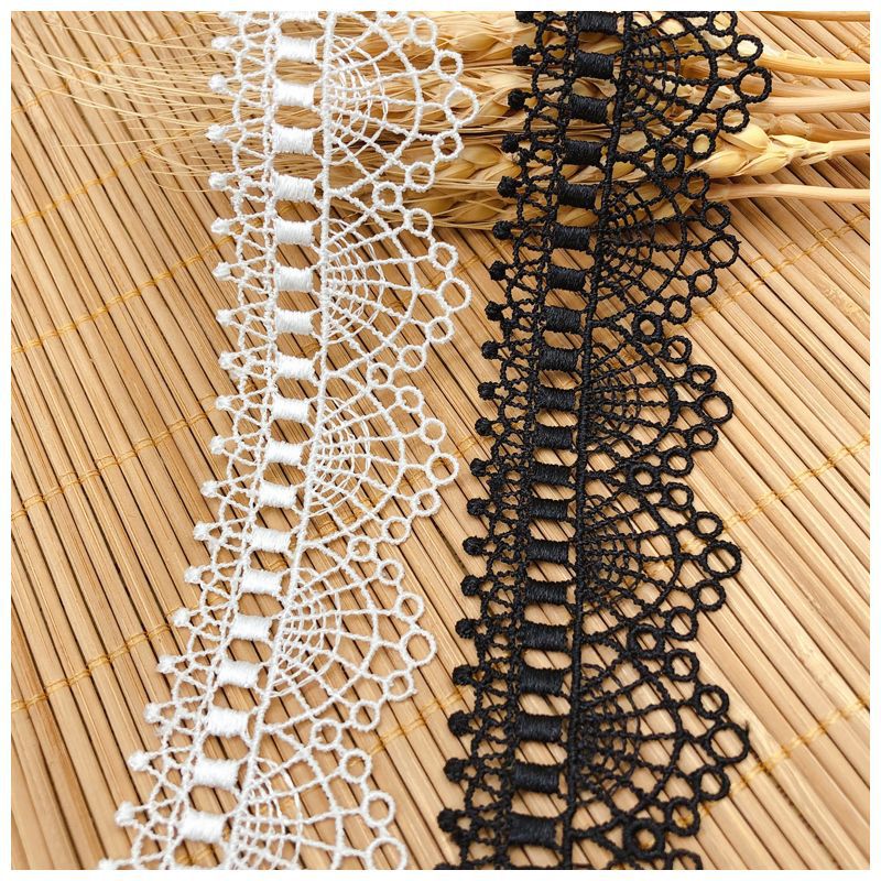 Hollow Embroidery Clavicle Cha - Lace Ribbon Trim 评论和价格