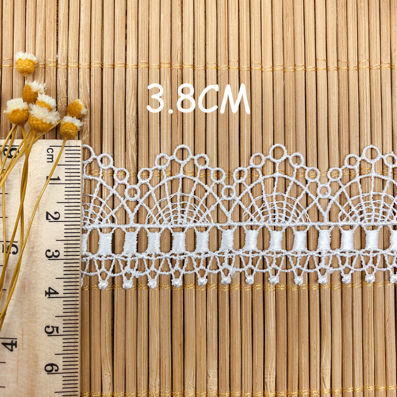 Hollow Embroidery Clavicle Cha - Lace Ribbon Trim 评论和价格