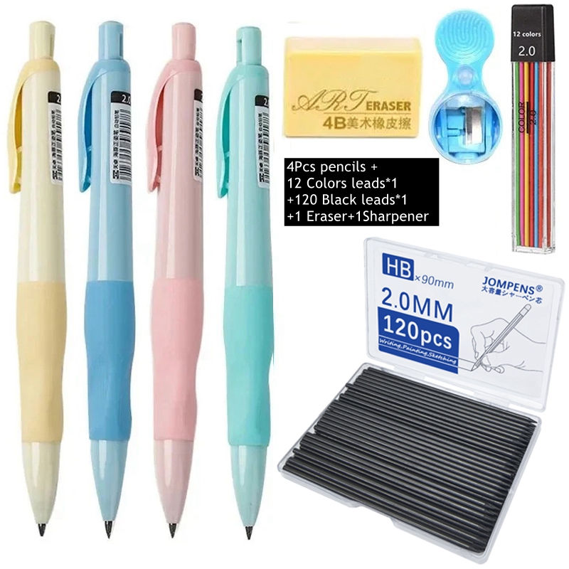 Mechanical Pencil Set 2.0mm HB - Staedtler Pencil Lumocolor 评论和价格