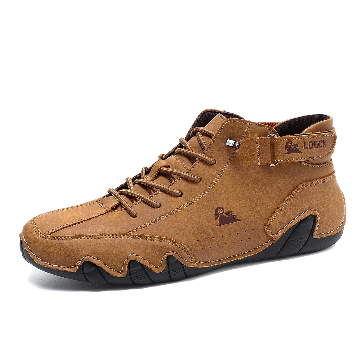 Men's Genuine Leather Shoes An - Guipure Lace Panel 评论和价格