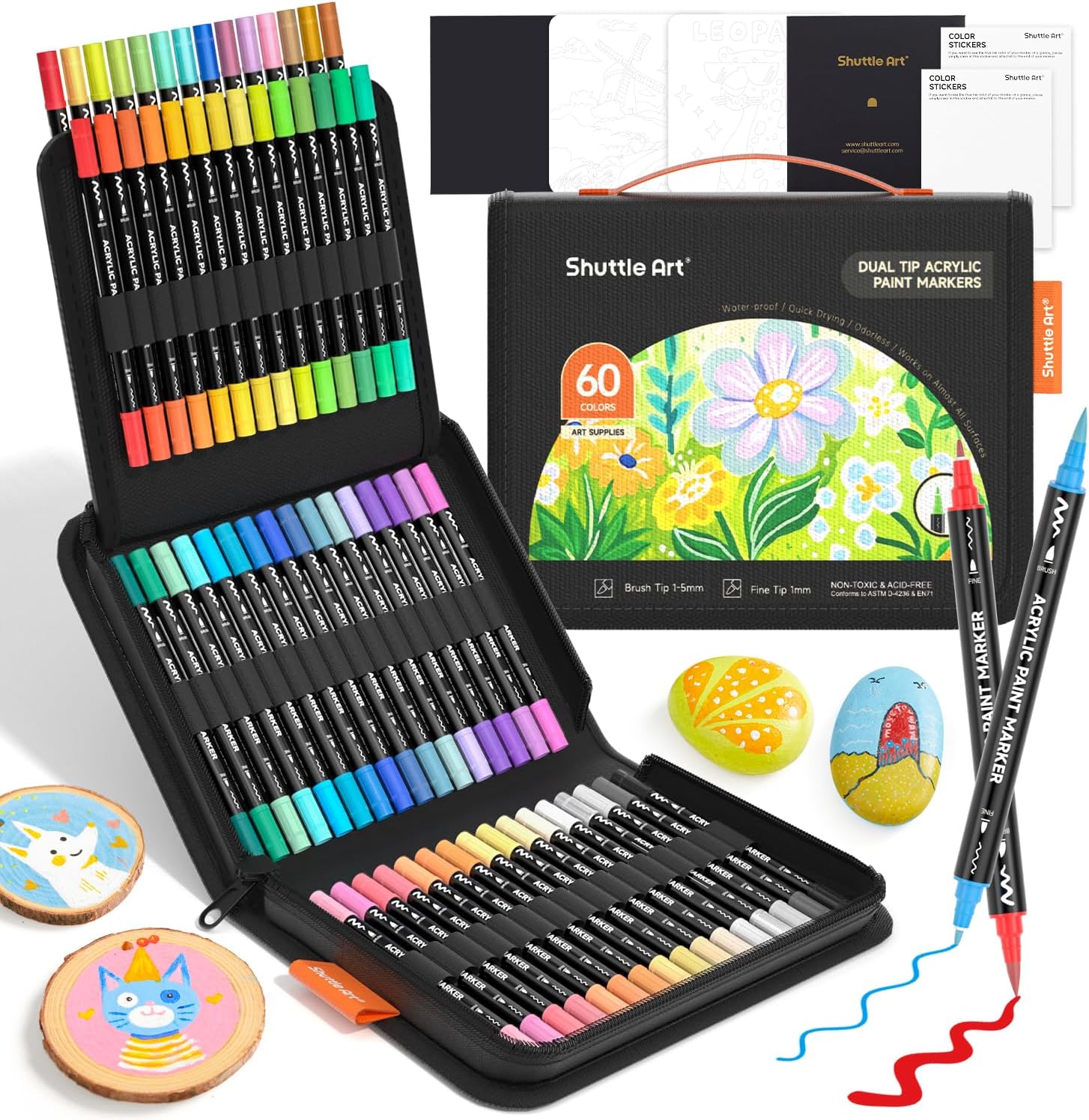 Shuttle Art 60 Colors Dual Tip - Copic Marker Classic 评论和价格
