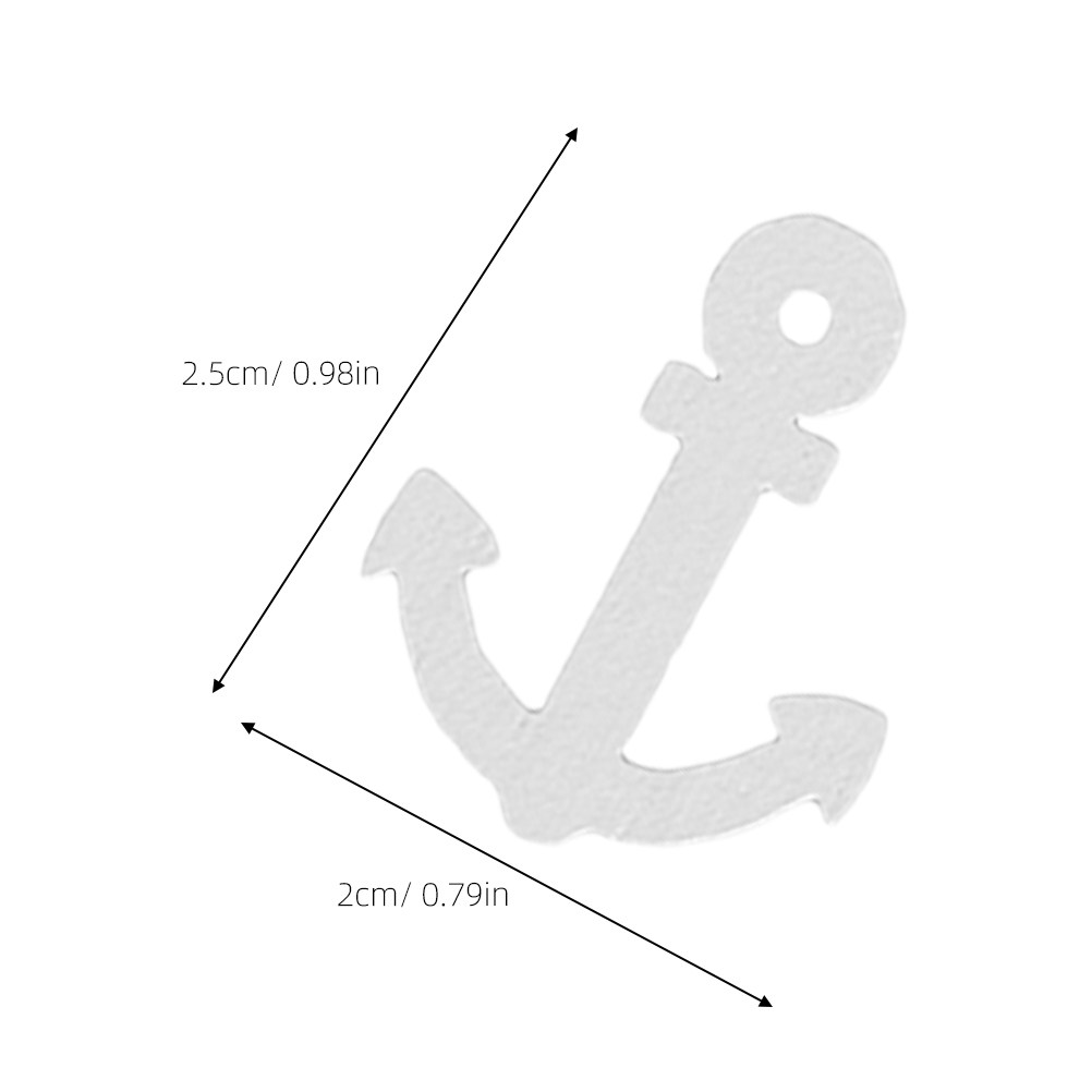 100 Pcs Wooden Anchor Mini Pen - Embellishments For Scrapbooking 评论和价格