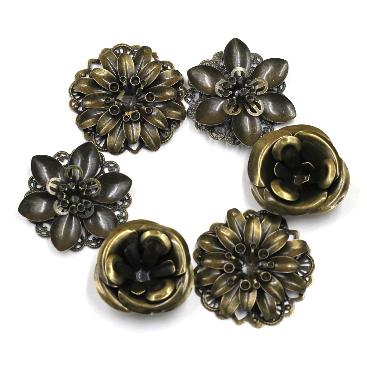6Pcs Embellishments Combinatio - Craft Embellishment 评论和价格