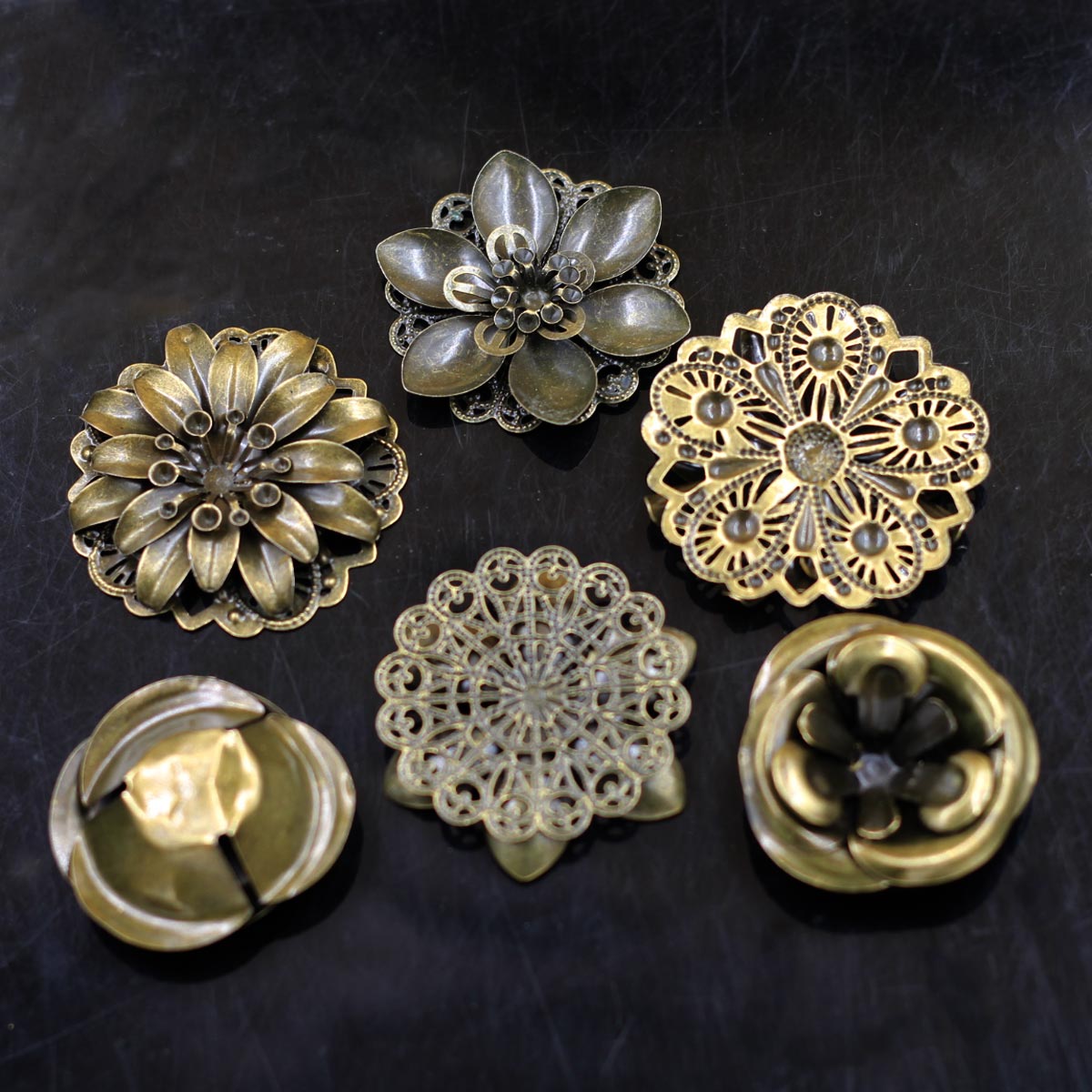 6Pcs Embellishments Combinatio - Craft Embellishment 评论和价格