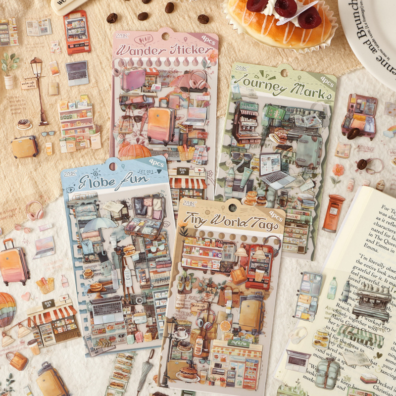 4pcs/pack Vintage Daily Item L - Embellishments For Scrapbooking 评论和价格