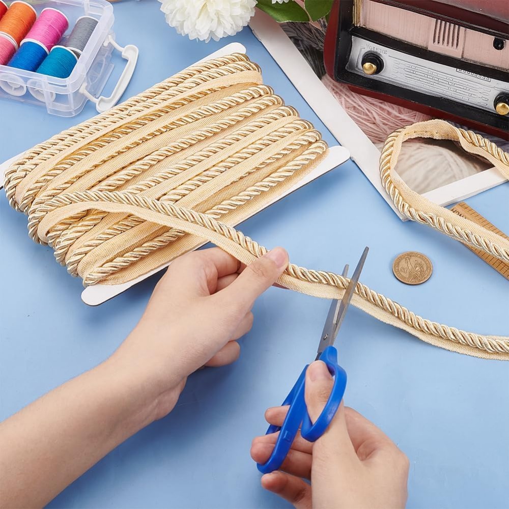 11 Yards Twisted Lip Cord Trim - Cord Trim Twisted 评论和价格