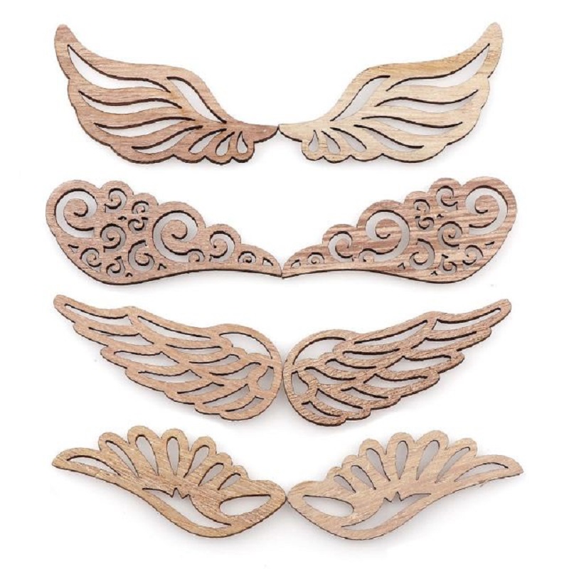 40Pcs/bag 4 Styles DIY Angel W - Craft Embellishment 评论和价格