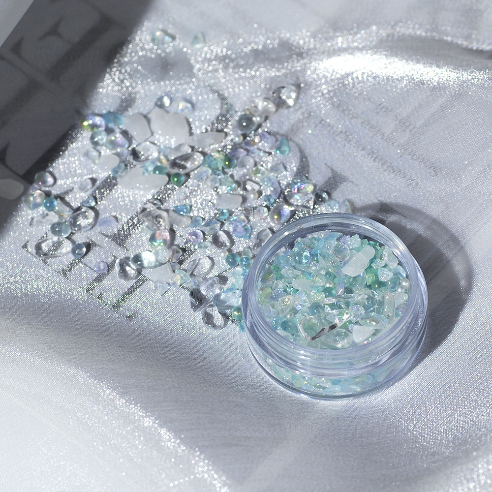 DIY Seashell Resin Gems Irregu - Embellishment Glue Craft 评论和价格